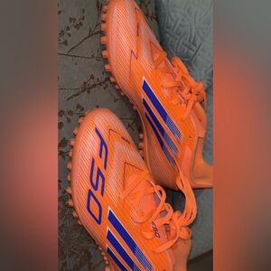 Adidas Men's Orange and Blue Athletic Shoes